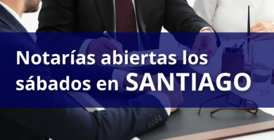 Notarías abiertas el sábado en Santiago: teléfonos y horarios (mapa)