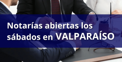 Notarías abiertas el sábado en Valparaíso – teléfonos y mapa