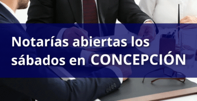 Notarías abiertas el sábado en Concepción