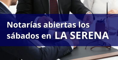 Notarías abiertas el sábado en La Serena